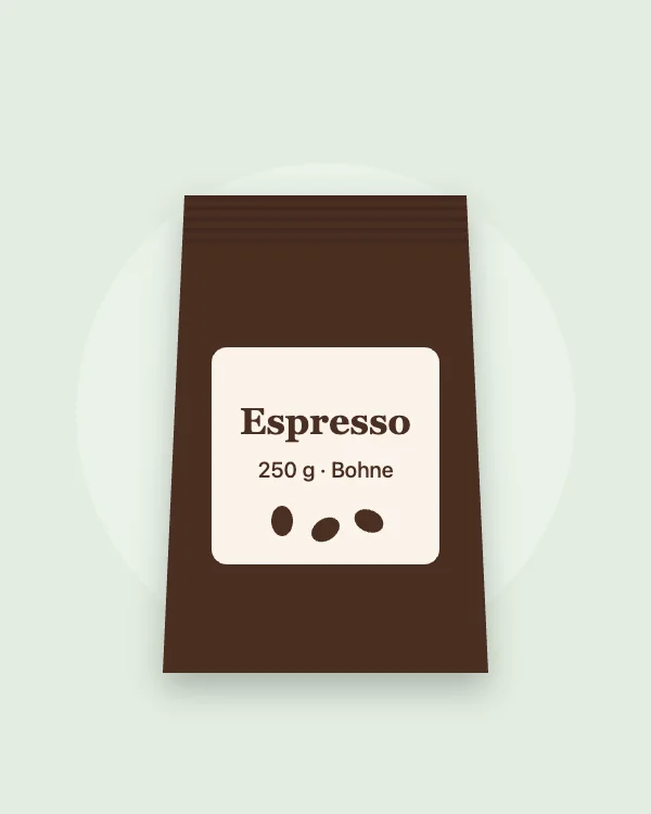 Illustration: Kaffeebohnen Espresso