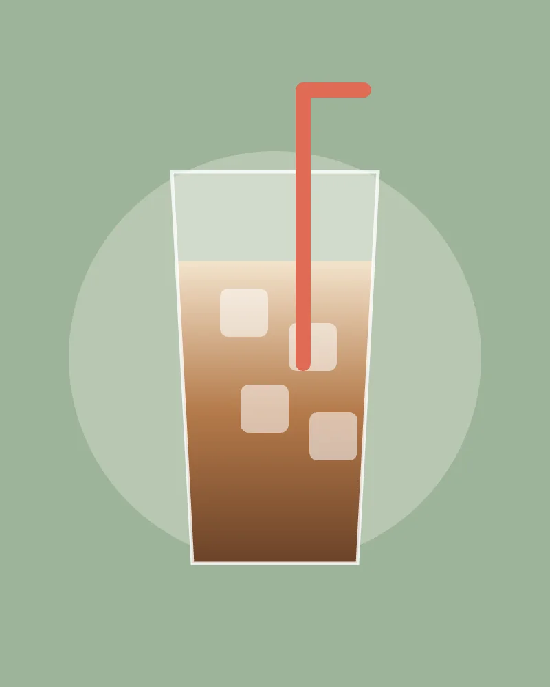 Illustration aus dem Café