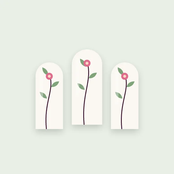 Illustration: Florale Line-Art