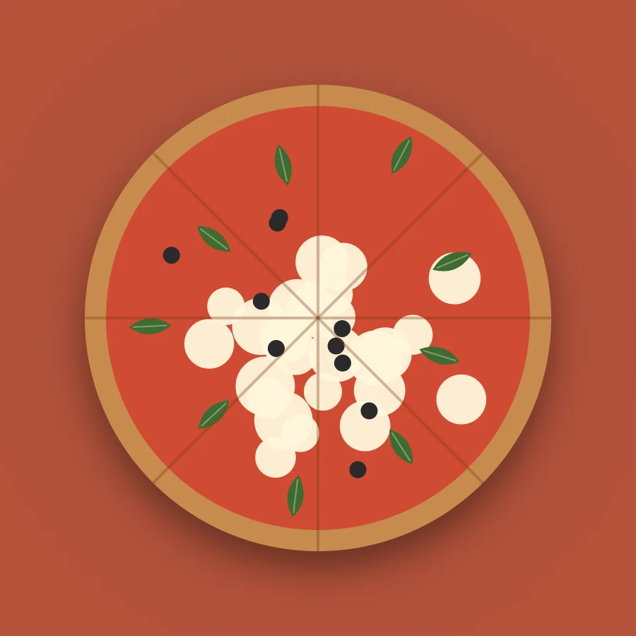 Illustration: Pizza dal forno